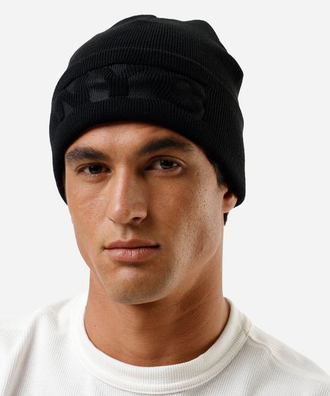 gorro masculino de tricot nyc preto