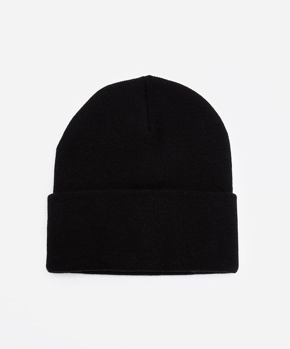 gorro masculino de tricot nyc preto