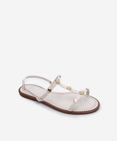 rasteirinha com tachas oneself off white