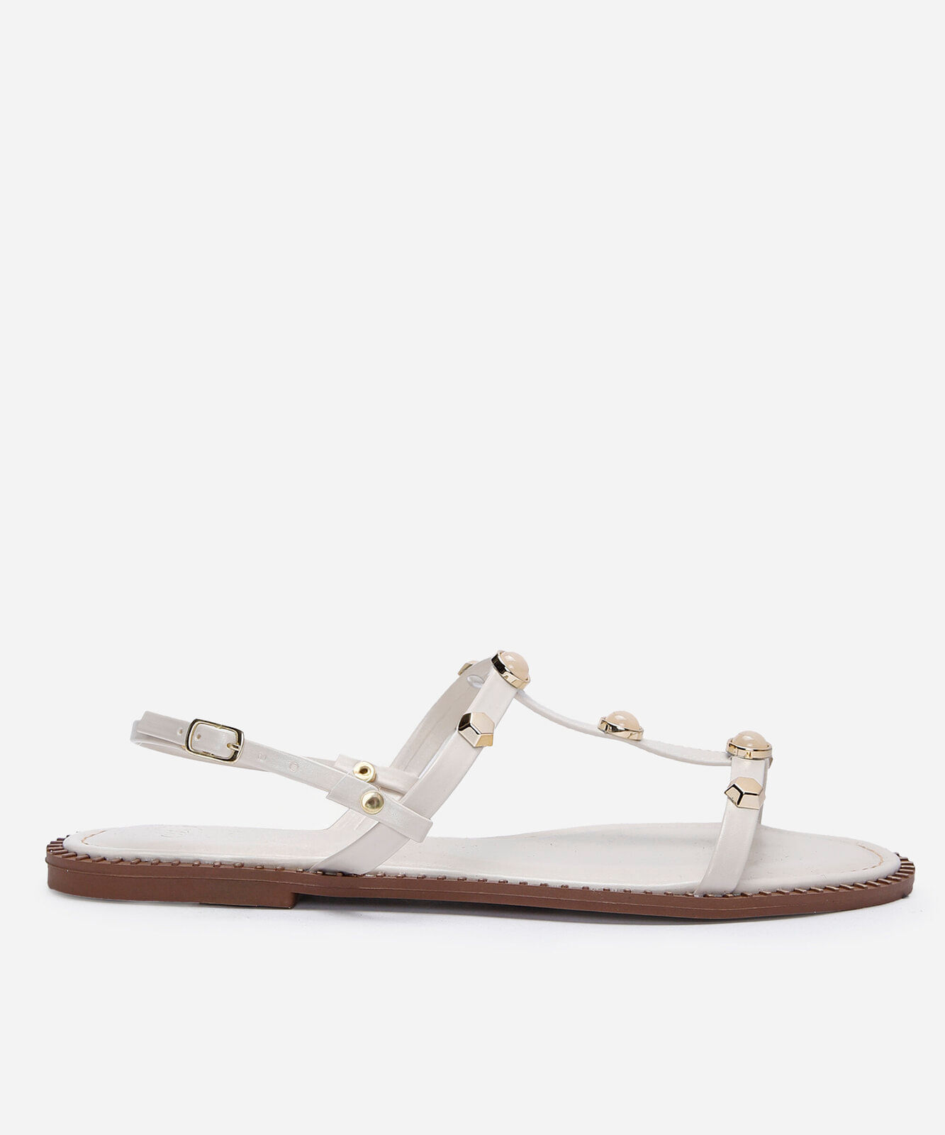 rasteirinha com tachas oneself off white
