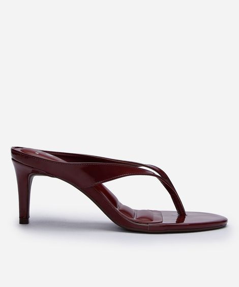 tamanco salto fino mindset vinho