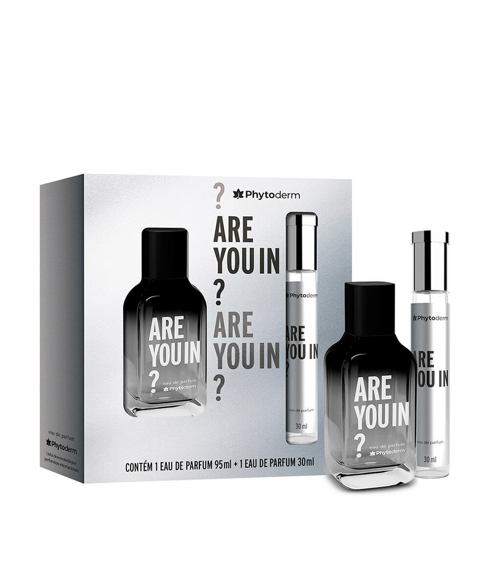 kit masculino phytoderm are you in edp 95ml e 30ml