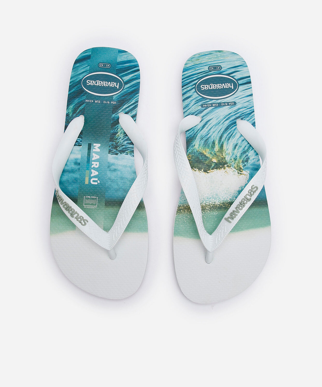 chinelo masculino havaianas surfer branco