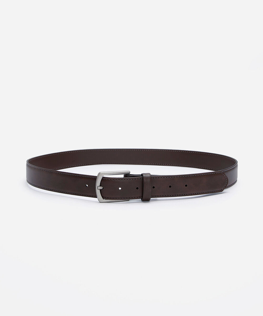 cinto masculino fosco marrom