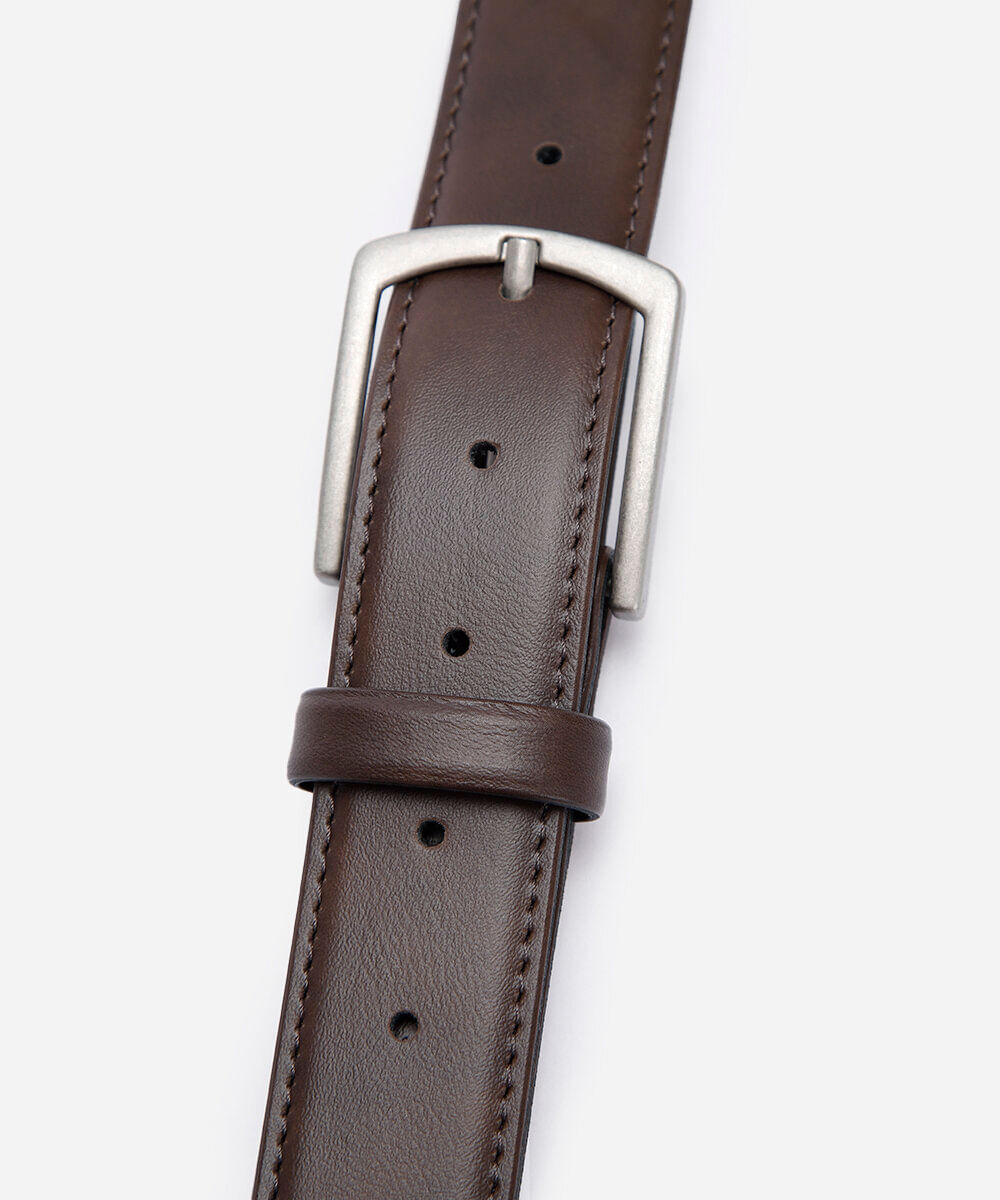 cinto masculino fosco marrom