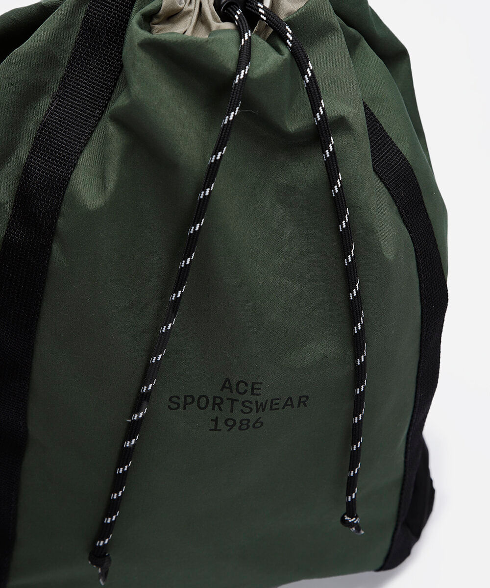 mochila saco verde