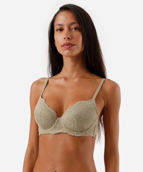 kit de 2 sutiãs meia taça feminino de renda colorido