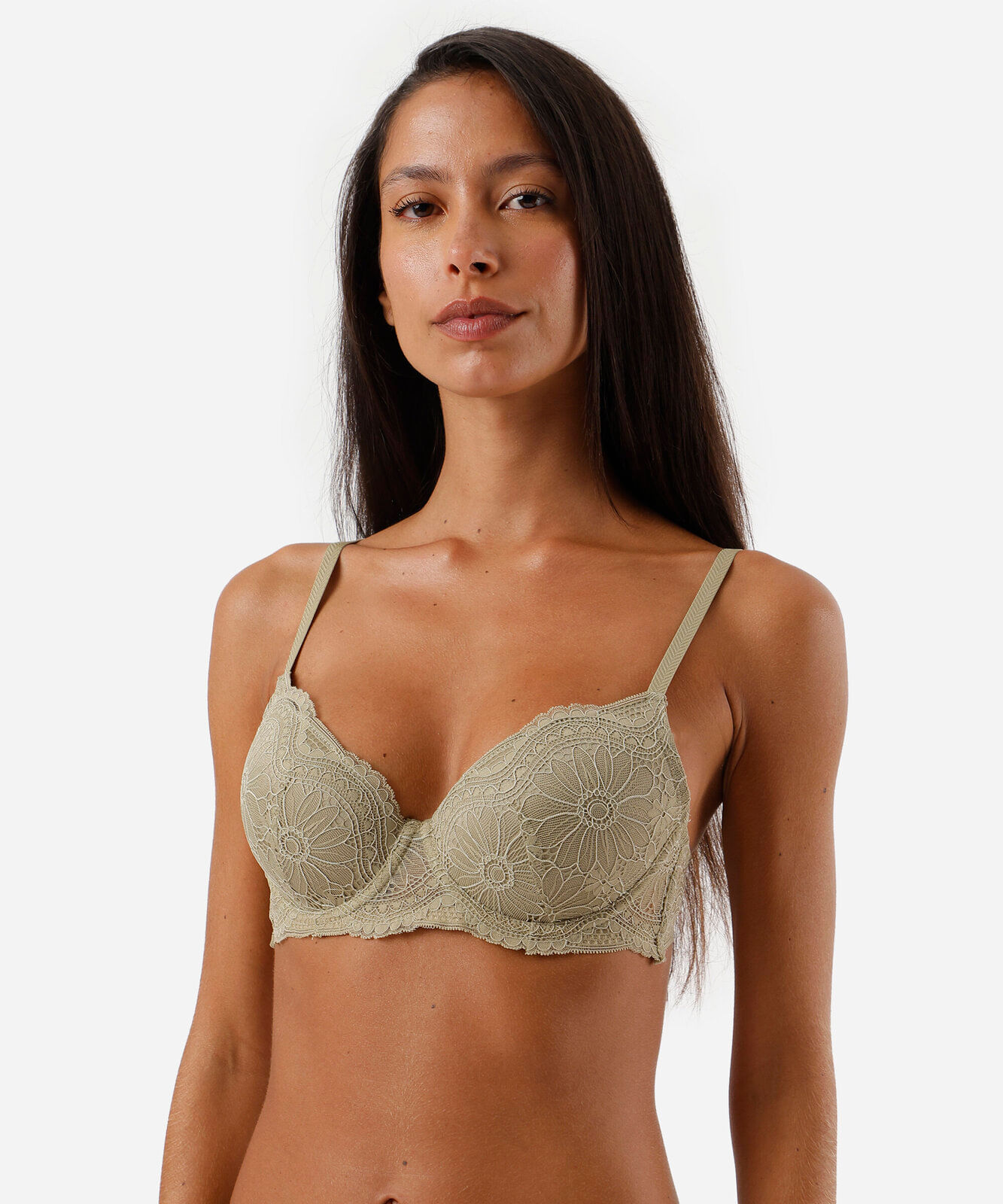 kit de 2 sutiãs meia taça feminino de renda colorido