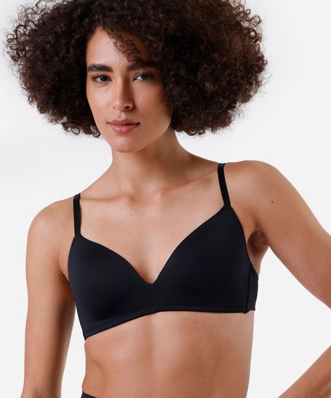 kit de 2 sutiãs triângulo feminino de poliamida  colorido