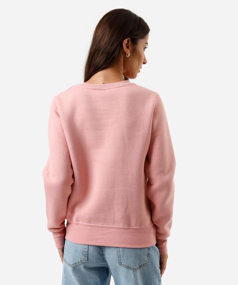 blusão feminino de moletom hello kitty rosa