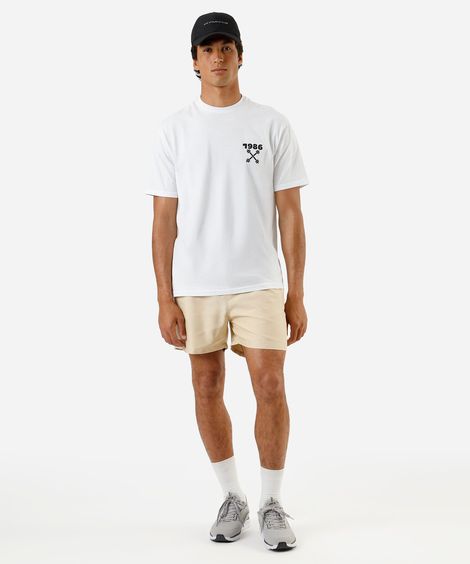 short jogger masculino bege