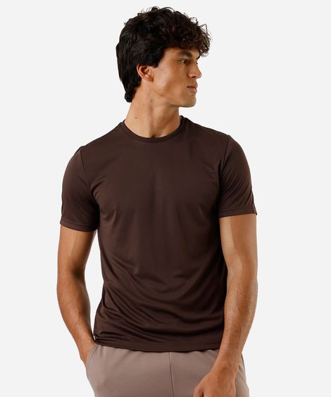 camiseta masculina cea sports marrom