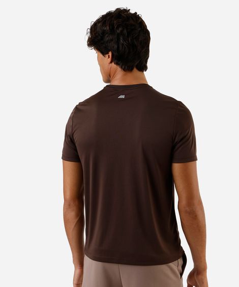 camiseta masculina cea sports marrom