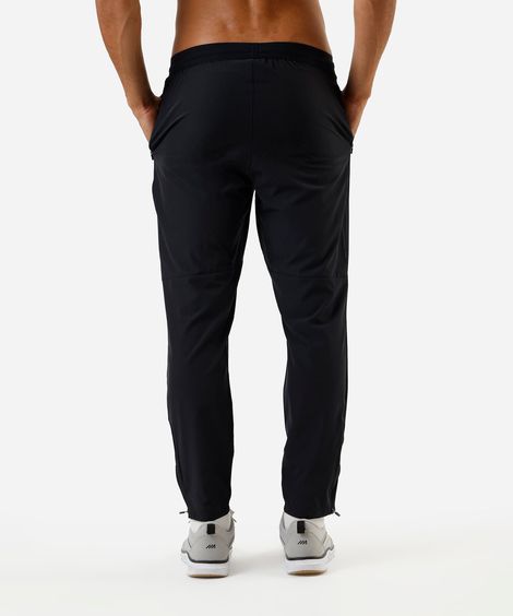 calça masculina esportiva ace com zíper na barra preta