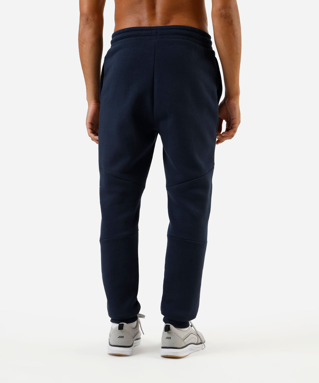 calça jogger masculina de moletom esportiva azul