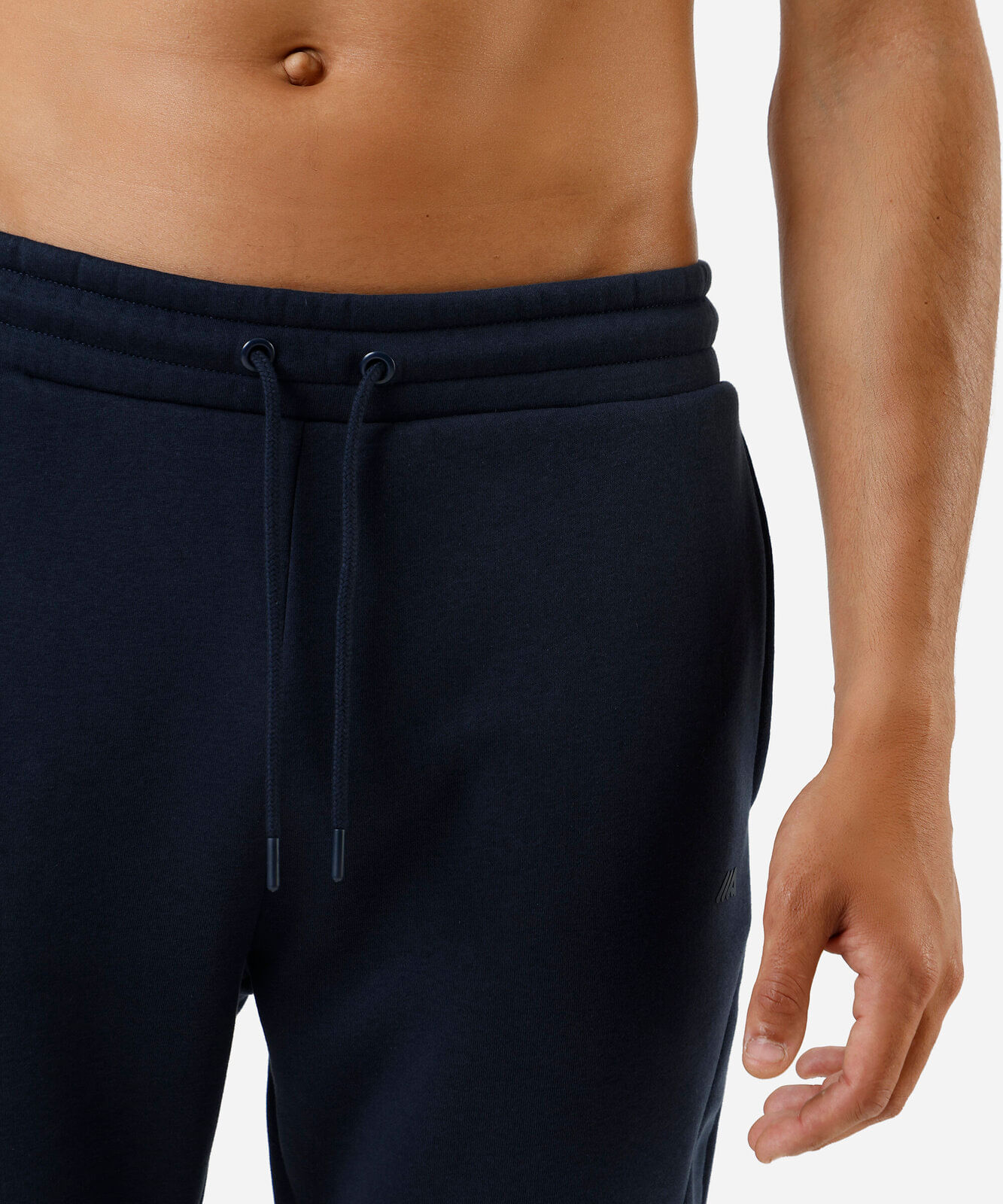 calça jogger masculina de moletom esportiva azul