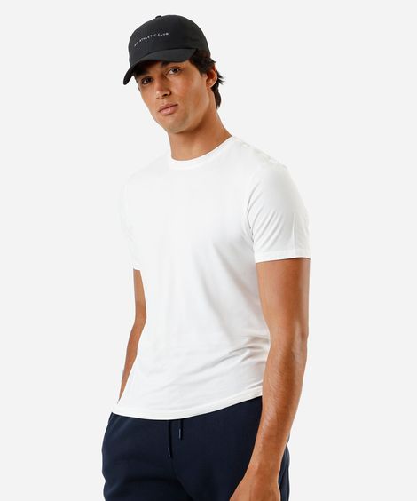 camiseta masculina manga curta cea sports branca