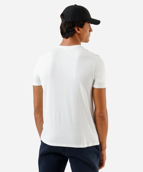 camiseta masculina manga curta cea sports branca