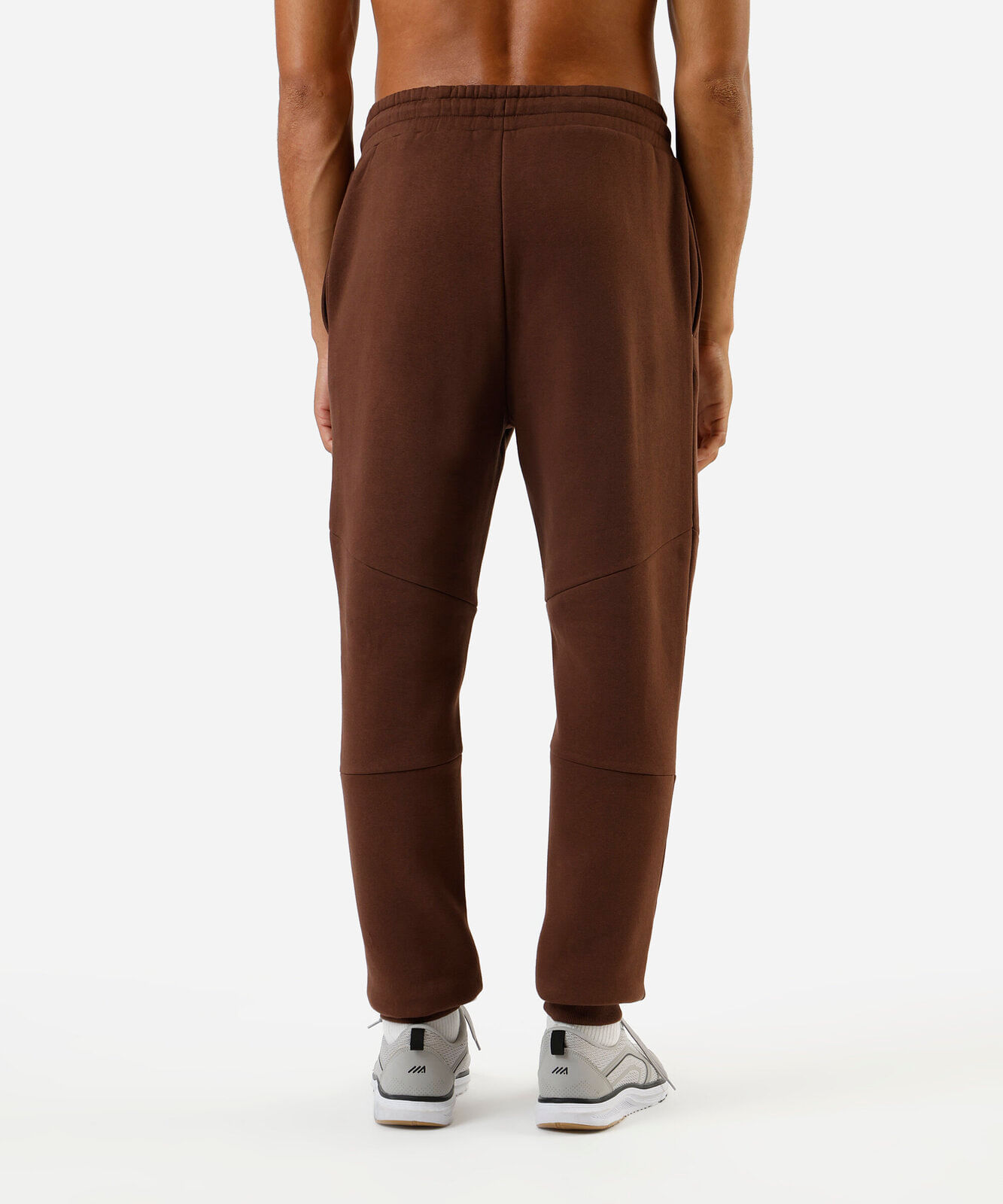 calça jogger masculina de moletom esportiva ace marrom