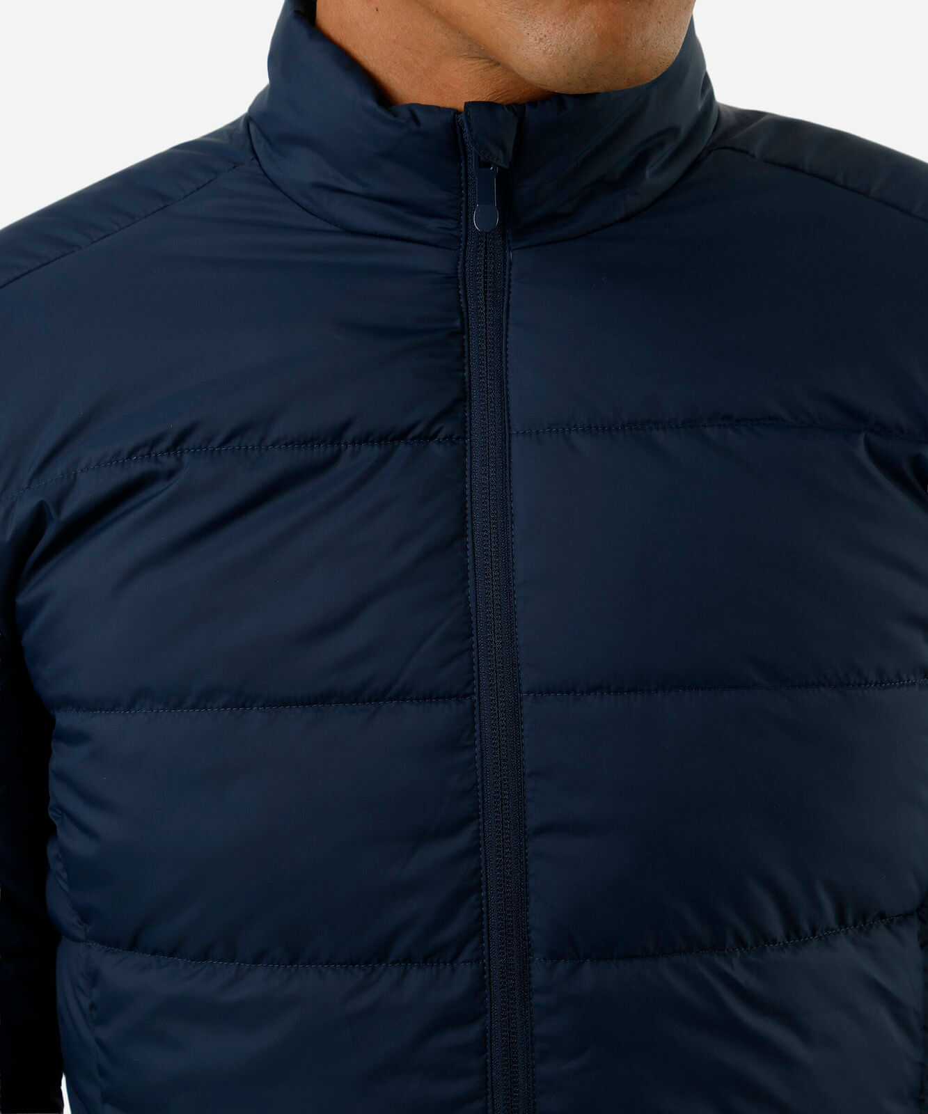 jaqueta puffer masculina azul