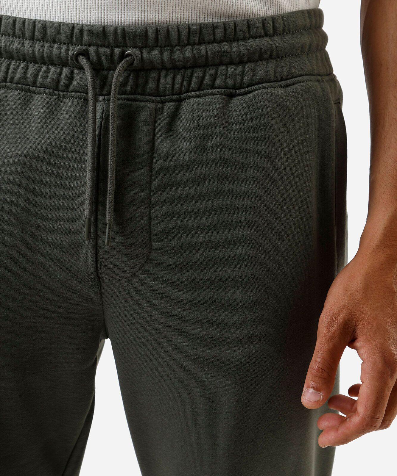 calça jogger masculina de moletom básica verde