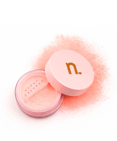 pó solto nina makeup translucent rose