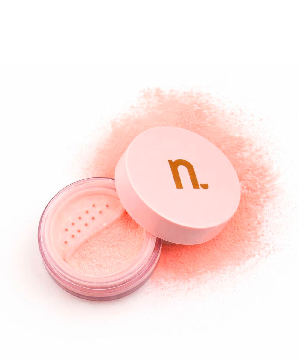 pó solto nina makeup translucent rose