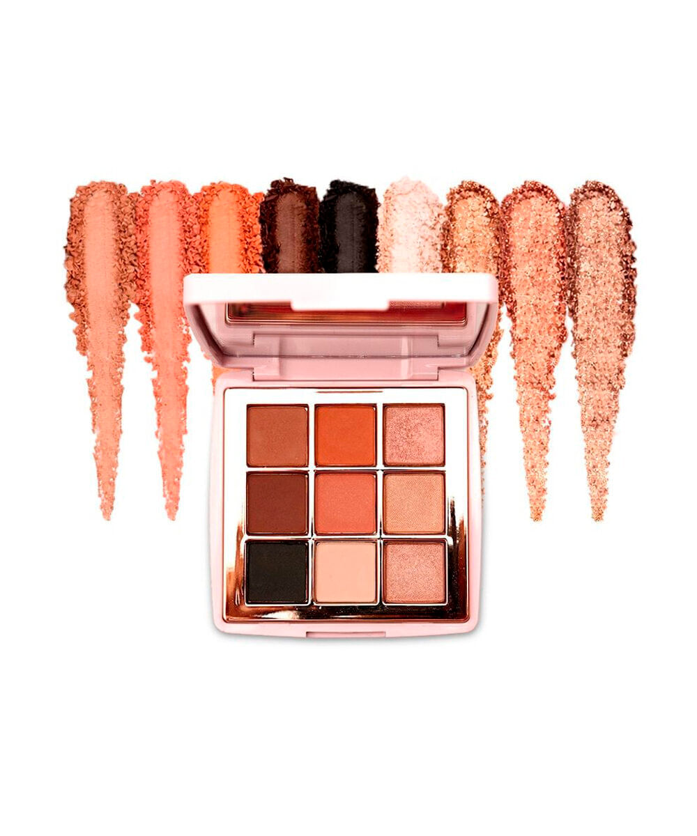 paleta nina makeup de sombras instant pallet sunset