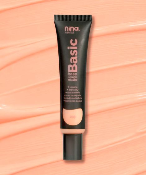 base líquida nina makeup matte basic cor 3