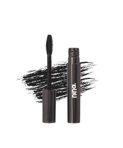 máscara nina makeup de cílios pantenol lashes volume preta