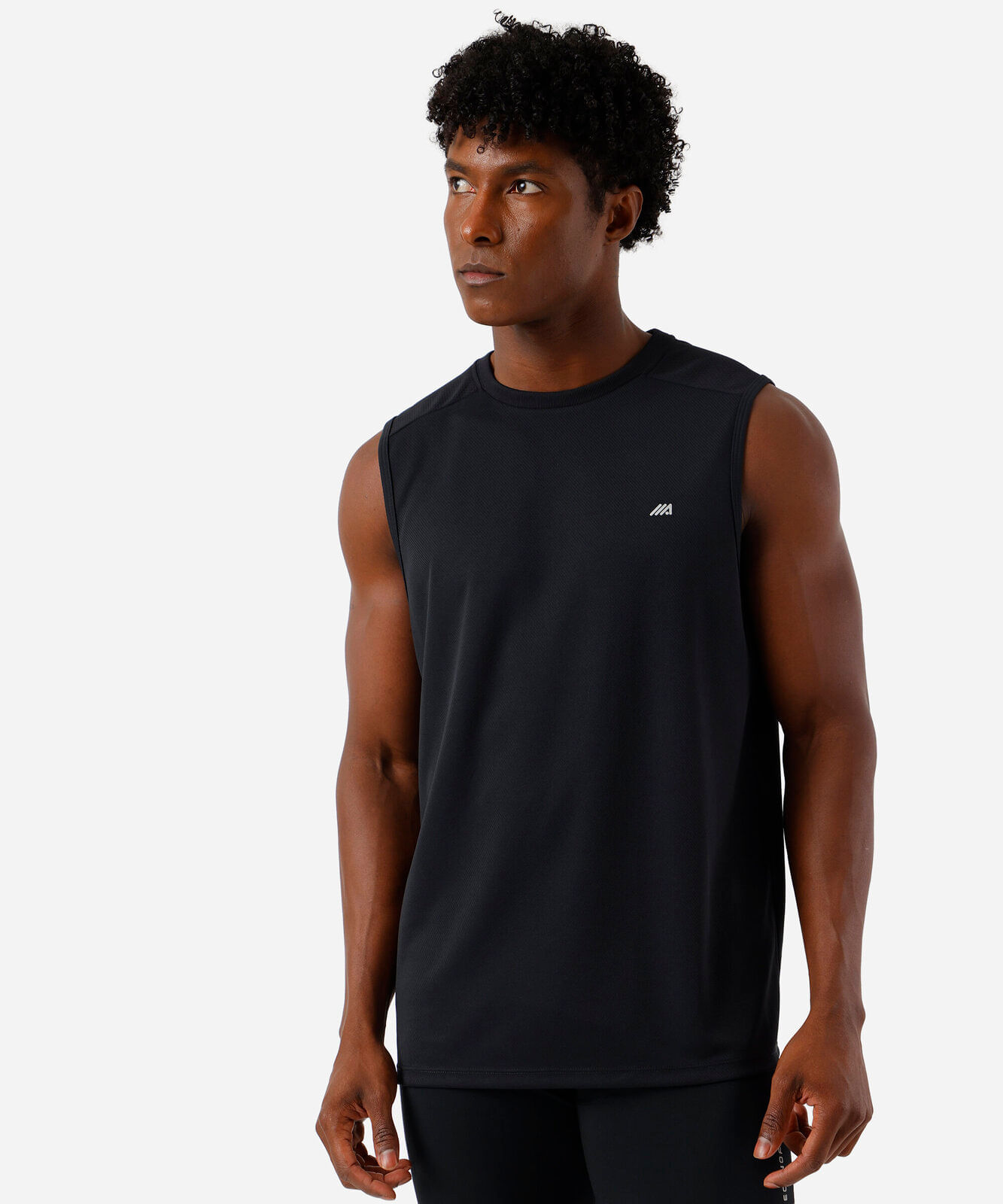 regata machão masculina esportiva ace com recorte preto