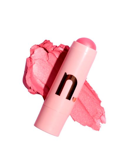 blush stick nina makeup multifunções luminous rose