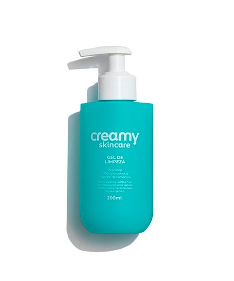 gel de limpeza facial creamy 200ml