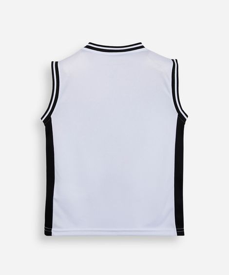 regata infantil esportiva minecraft off white