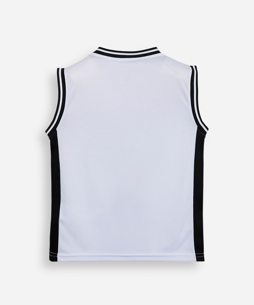 regata infantil esportiva minecraft off white