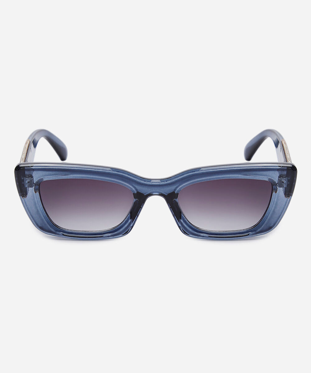 óculos de sol quadrado triton feminino azul