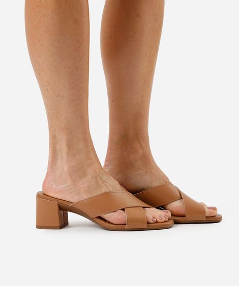 tamanco salto grosso moleca marrom