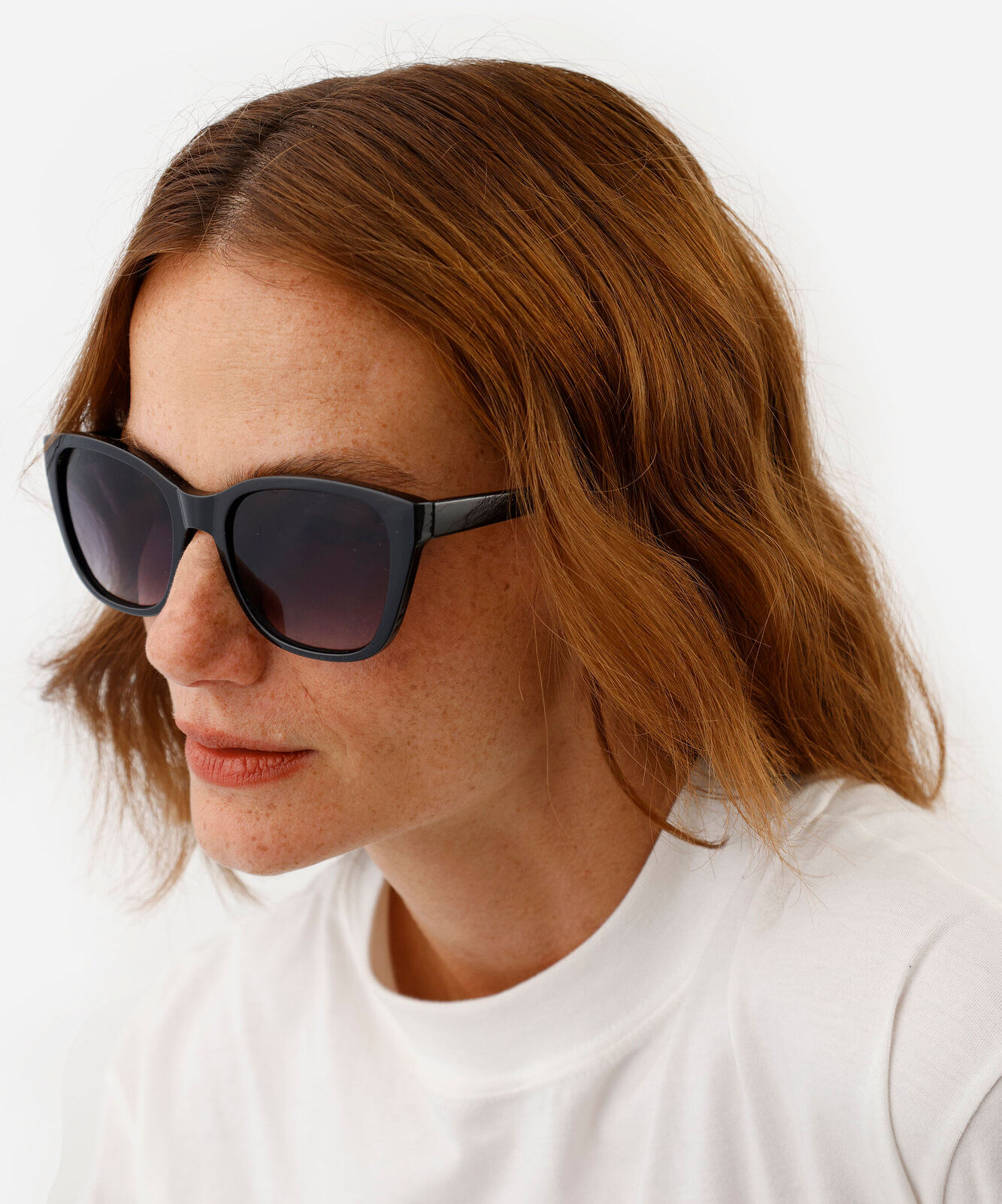 óculos de sol feminino gatinho de acetato preto