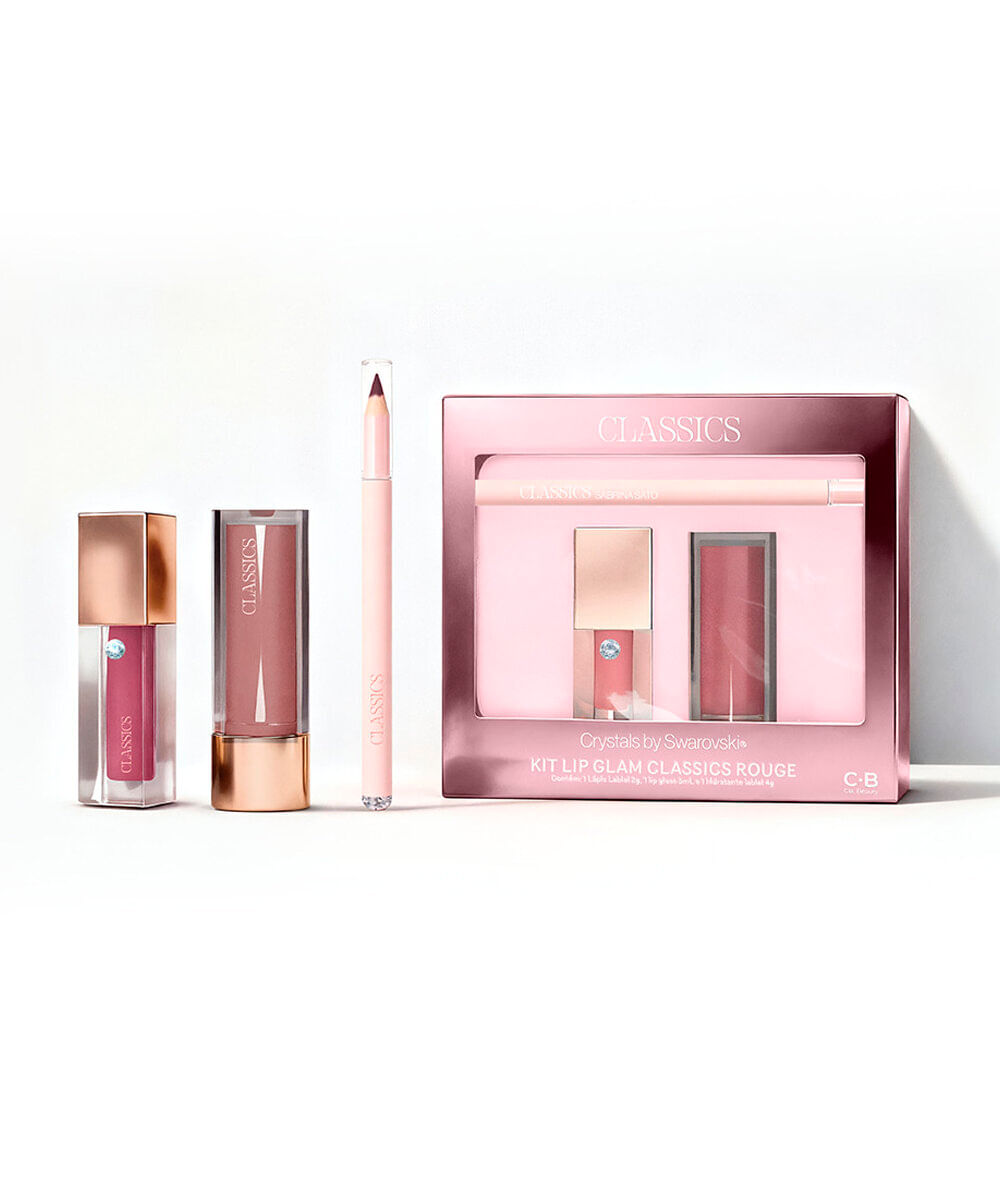 kit lip glam cia beauty by sabrina sato classiscs crystals by swarovski
