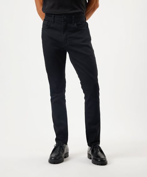 calça masculina super skinny preta