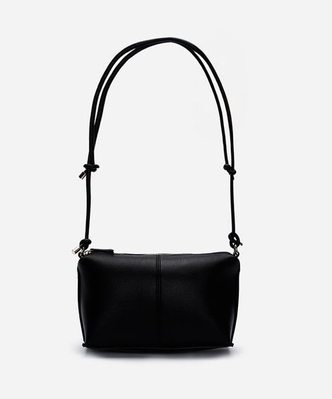 bolsa crossbody alça dupla preta
