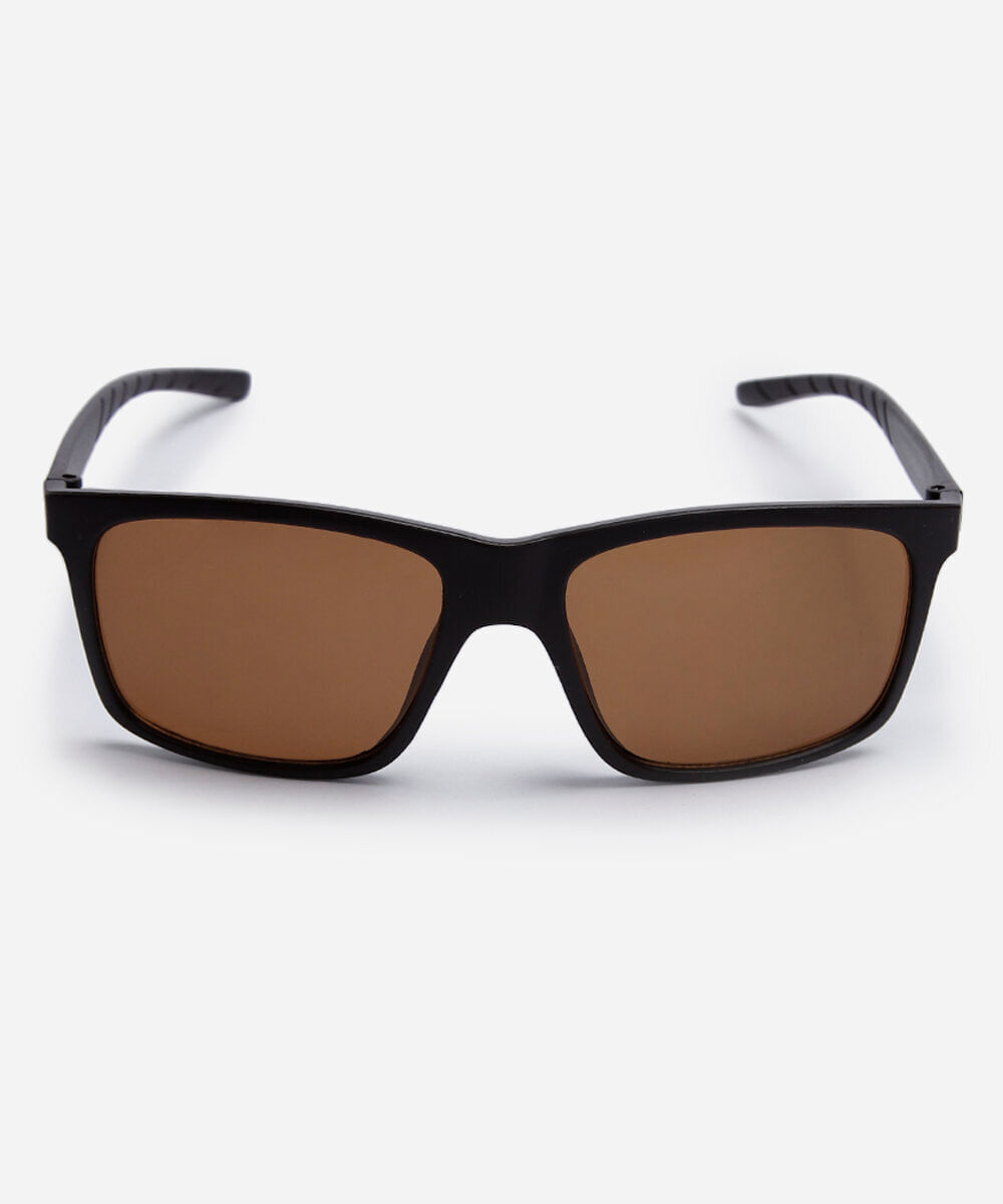óculos de sol masculino quadrado de acetato triton marrom