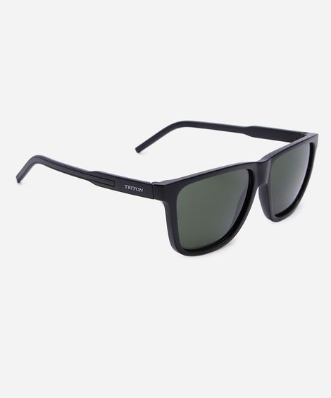 óculos de sol masculino quadrado triton preto