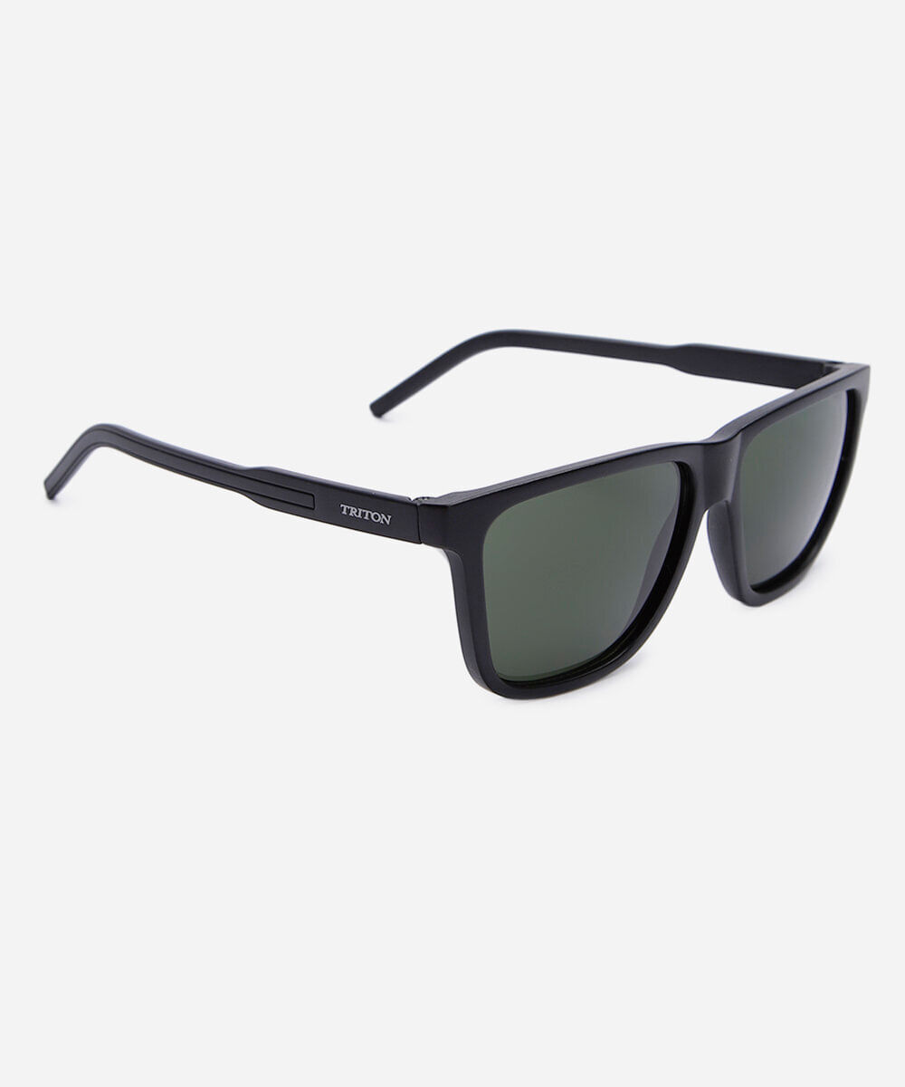 óculos de sol masculino quadrado triton preto