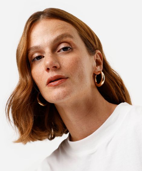 kit de 3 brincos argolas colorido