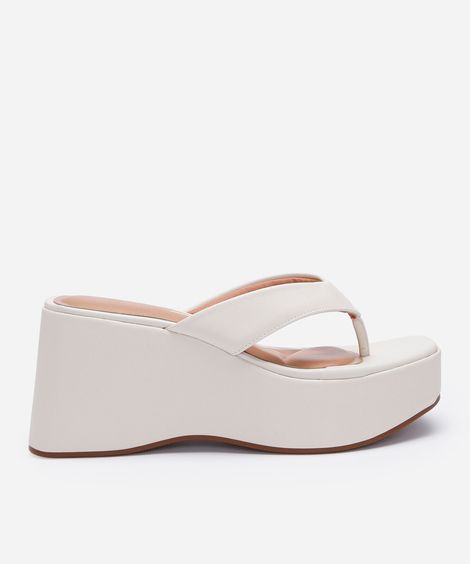 tamanco plataforma vizzano off white