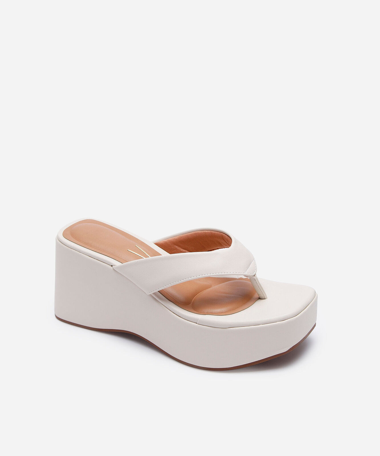 tamanco plataforma vizzano off white