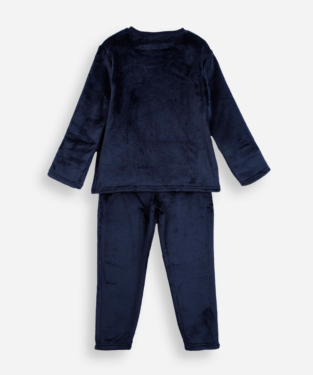 pijama infantil de pelúcia homem aranha azul