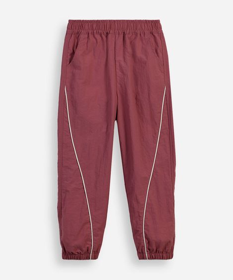 calça infantil esportiva jogger rosa