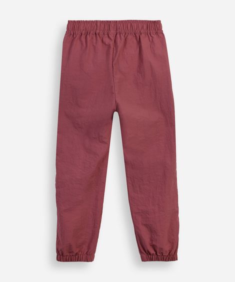 calça infantil esportiva jogger rosa